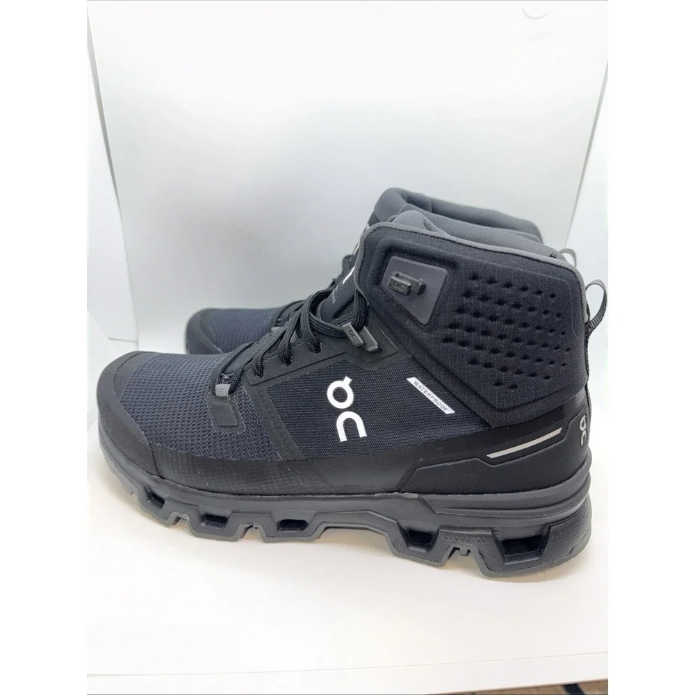 On Running Cloudrock 2 Waterproof Hiking Boot Womens Size 10.5/Men 9